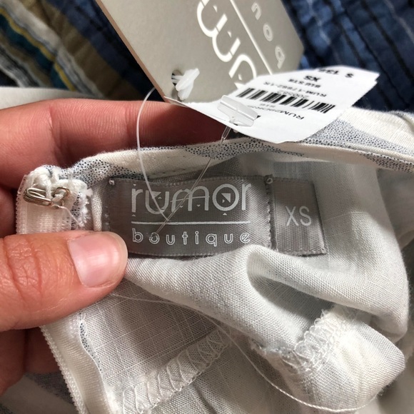 New LF Rumors Striped Romper - Picture 4 of 4